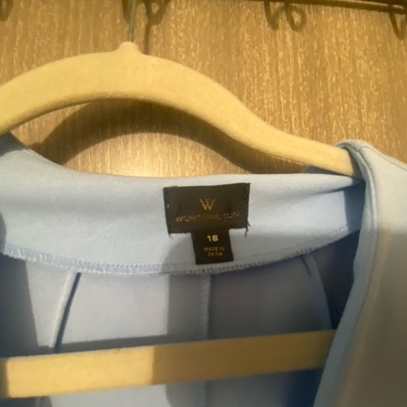 NWT Beautiful light blue wide leg one piece size 18 - Picture 8 of 9